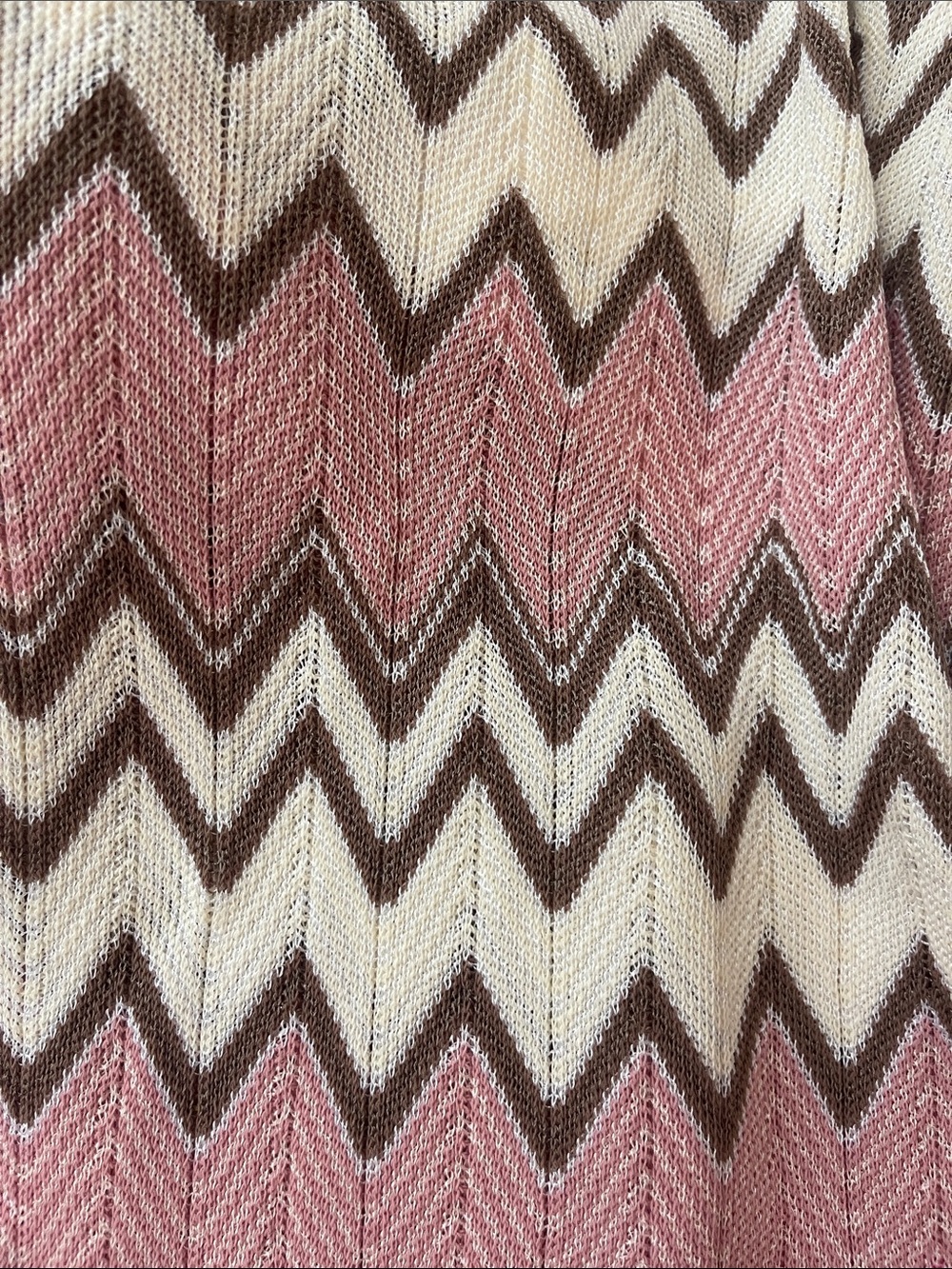 Missoni Pink Zigzag Knit A-Line Dress - Picture 5 of 5